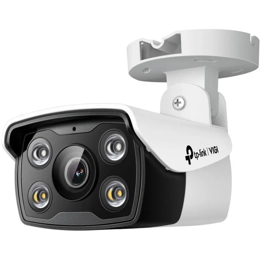 TP-LINK Camera de supraveghere TP-Link VIGI C340(4mm), 4MP HD, PoE, detectare inteligenta, full-color night vision, microfon integrat, suport ONVIF, IP66, control de la distanta