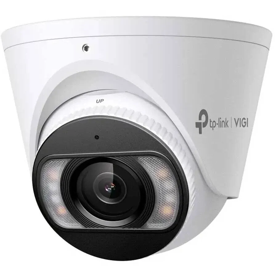 TP-LINK Camera de suprveghere IP Turret TP-Link Vigi C455, 5MP, Lentila 2.8mm, IR 30m, rezolutie video 2880 x 1620 pixeli, interfata 1x RJ-45 10/100 Mbps
