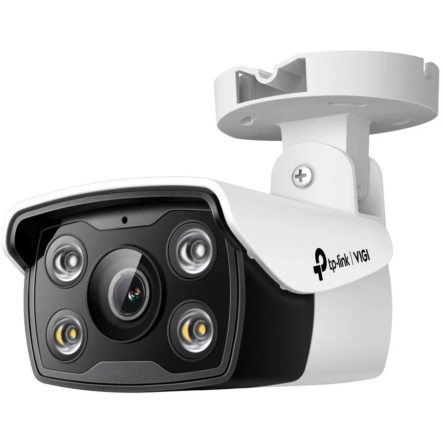 TP-LINK Camera IP TP-LINK VIGI C340, bullet, pentru. interior, dist. IR 30 m, tip lentila fixa 4 mm, 4 Mpx, 1 x RJ45 10/100M, Alb