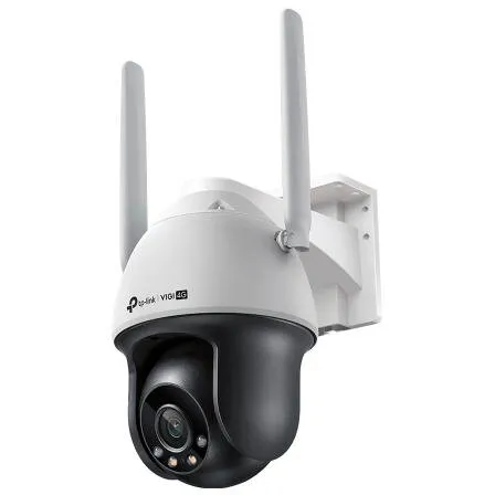 TP-LINK Camera IP TP-LINK VIGI, Pan Tilt, pentru exterior, dist. IR 30 m, tip lentila fixa 4 mm, 4 Mpx, 1 x RJ45 10/100M, conectivitate 4 G, carcasa plastic, POE, Alb