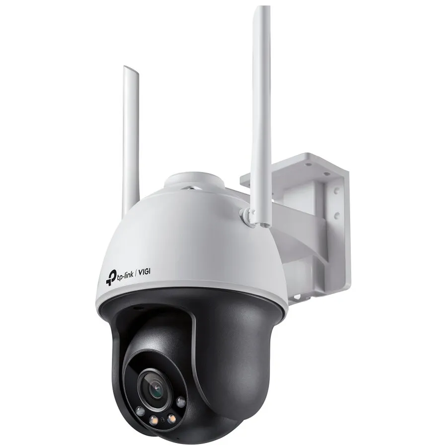 TP-LINK Camera  IP TP-LINK VIGI, Wi-Fi, Pan Tilt, pt. exterior, dist. IR 30 m, tip lentila fixa 4 mm, 4 Mpx, 1 x RJ45 10-100M, carcasa plastic, VIGI C540-W(4mm), Alba