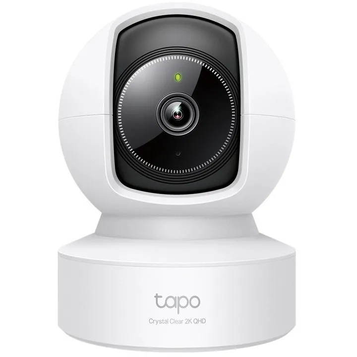 TP-LINK Camera supraveghere de interior TP-LINK TAPO C222, WIFI, PAN/TILT, 2K QHD 2560x1440, 15fps, Microfon si Difuzor, Detectie cu AI, Alb