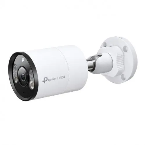 TP-LINK Camera supraveghere IP exterior TP-LINK Full Color VIGI C355, 5 MP, 2.8 mm, IR/lumina alba 30 m, clasificare si analiza om/vehicul, Active Defense, microfon si difuzor, slot card, vizualizare de pe telefon, PoE