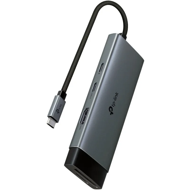 TP-LINK Hub USB TP-LINK UH7020C, USB-C, Gri