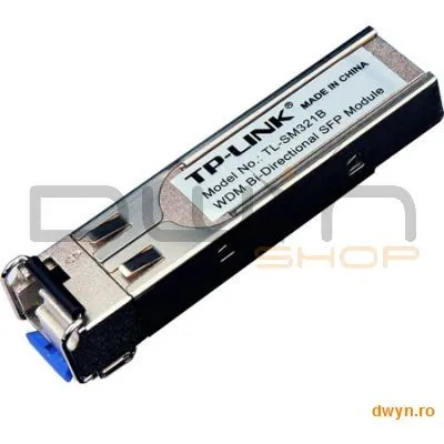 TP-LINK Modul SFP 1000Base-BX WDM Bi-Directional, conector LC, TX:1310nm/RX:1550nm, single-mode, 10km, TP-LI