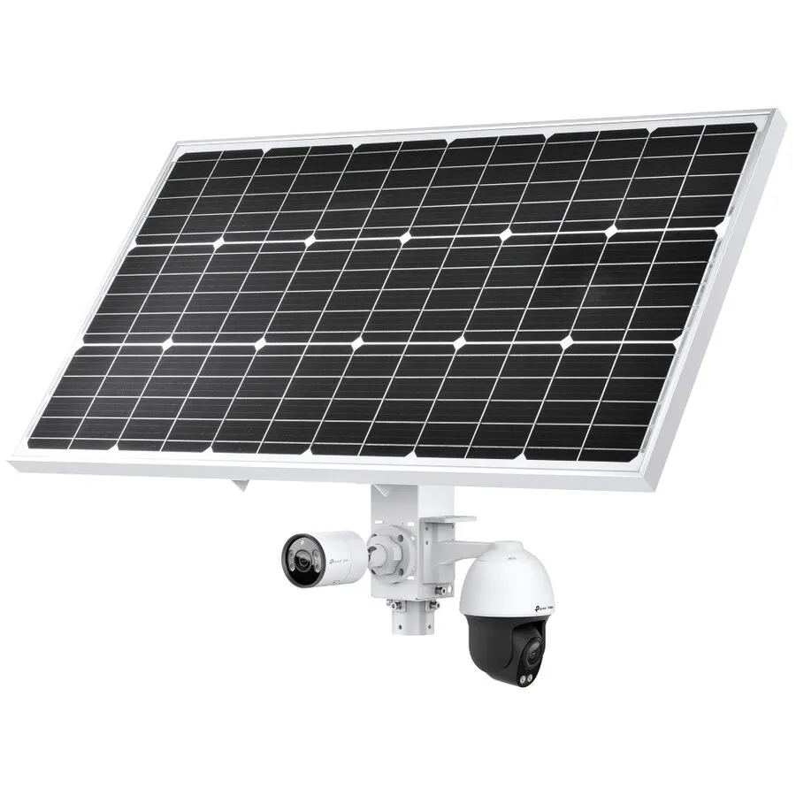 TP-LINK Panou fotovoltaic cu baterie TP-Link VIGI SP9030,  panou solar 90W si acumulator 31.2Ah/10.8V