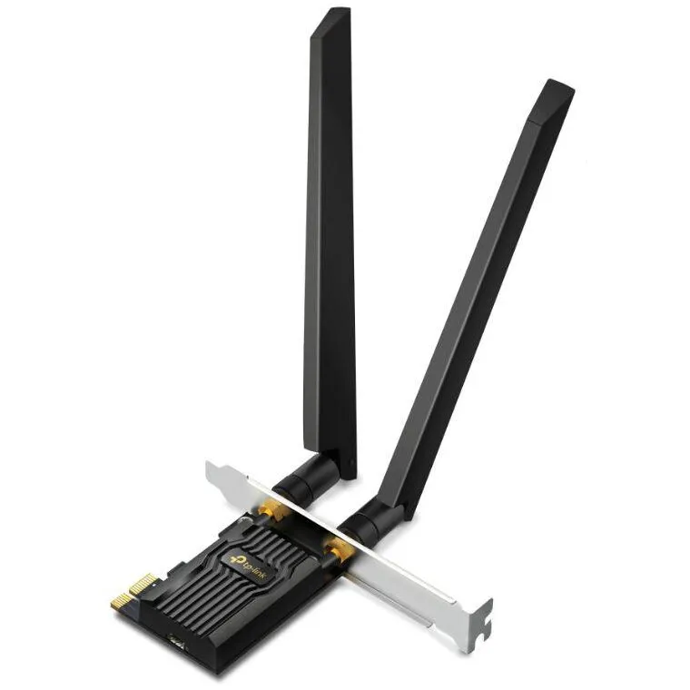 TP-LINK Placa de retea TP-Link Archer TXE72E, AXE5400, Tri-Band, Wi-Fi 6E, Bluetooth 5.3