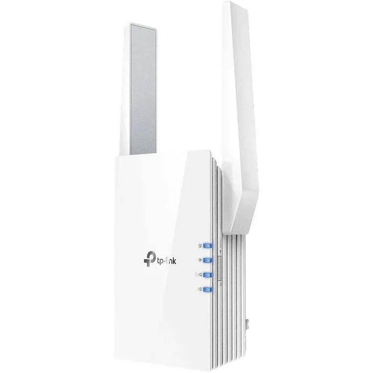 TP-LINK Range Extender TP-Link RE505X Wi-Fi 6 Dual-Band Gigabit AX1500, tehnologie OneMesh, Adaptive Path, Mod High Speed, Mod Access Point, Alb