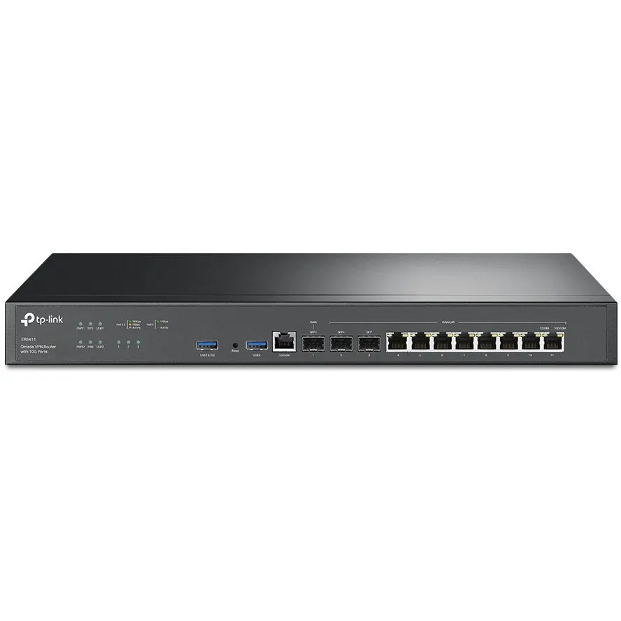 TP-LINK Router TP-Link ER8411, Omada VPN, Multi-WAN, Gigabit