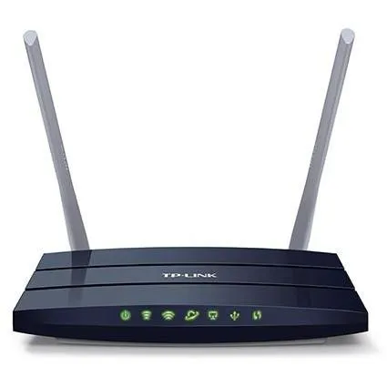 TP-LINK Router Wireless TP-Link ARCHER C50, 1xWAN 10/100, 4xLAN 10/100, 2 antene, dual-band AC1200 (300/867Mbps), 1xUSB2.0, Buton Wireless ON/OFF