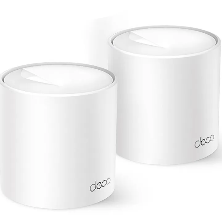 TP-LINK Sistem Mesh TP-Link Deco X10 (2-pack) Wi-Fi 6 Dual-Band Gigabit AX1500, cu acoperire completa pentru casa, Seamless Roaming, Self-Healing, Adaptive Path, Antivirus, Control Parental si Control Vocal