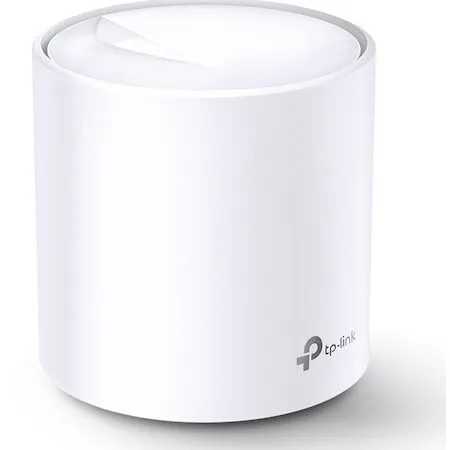 TP-LINK Sistem Mesh Wi-Fi TP-Link Deco X20(1-pack), AX1800, Dual-Band, Wi-Fi 6, Seamless Roaming, Self-Healing, Adaptive Path, Antivirus, Control Parental si Control Vocal, cu acoperire completa pentru casa