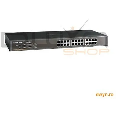 TP-LINK Switch 24 Port-uri 10/100, carcasa metalica 1U 19-inch