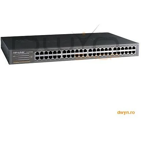 TP-LINK Switch 48 Port-uri 10/100, carcasa metalica 1U 19-inch