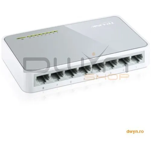 TP-LINK Switch 8 Port-uri 10/100, carcasa plastic