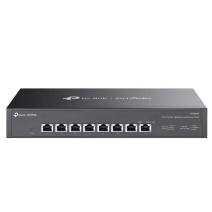 TP-LINK Switch TP Link Omada DS1008X,  8-Port 160 Gbps, fara management, Negru