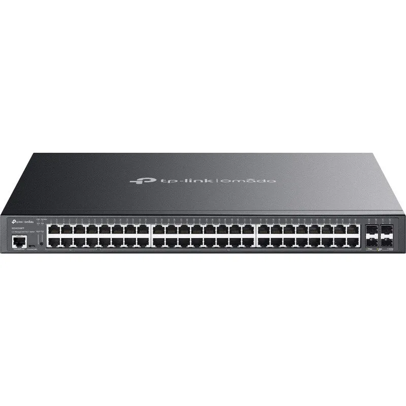 TP-LINK Switch TP-Link Omada SG3452XMPP, 48 porturi (40 PoE+, 8 PoE++), 750 W, Management Layer 2+, Montare in rack