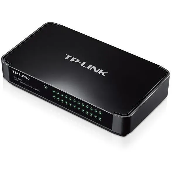 TP-LINK Switch TP-Link TL-SF1024M, 24 porturi 10/100Mbps, platic