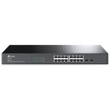 TP-LINK Switch TP-Link TL-SG2218, 16 porturi Gigabit, 2 Gigabit SFP, Fanless, Switching Capacity: 36 Gbps, Packet Forwarding Rate: 26.8 Mpps, Rack Mountable