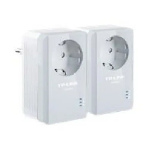 TP-LINK TP-Link, KIT PowerLine 500Mbps, Ultra Compact Size, HomePlug AV, Pass Through, Green Powerline, Plug