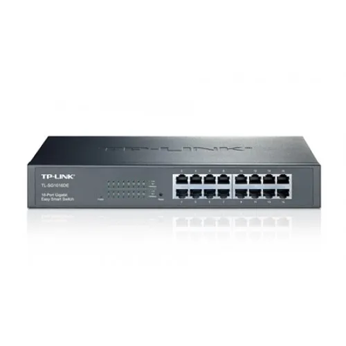 TP-LINK TP-Link, Switch 16 porturi Gigabit, Easy Smart, 1U 19' rack-mountable, 32Gbps Switching Capacity, Ta