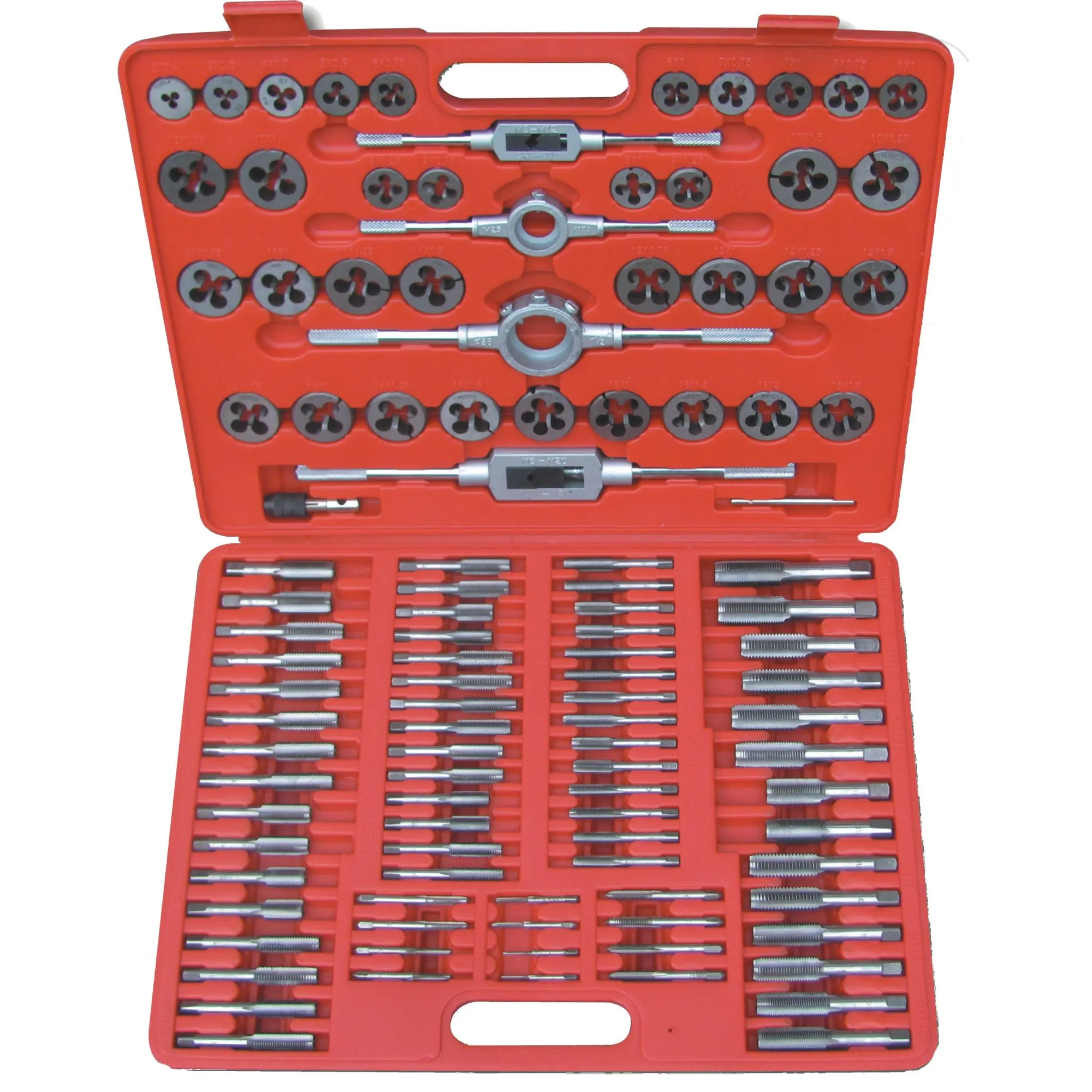 Trusa 110 piese filiere si tarozi PROFESIONALA