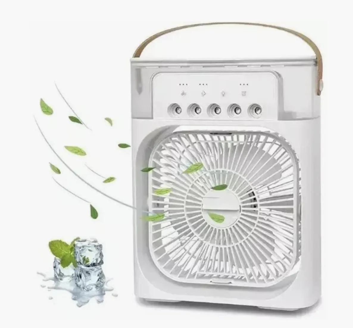 UB Ventilator portabil cu umidificator incorporat conectare USB cu lumina de noapte CHI