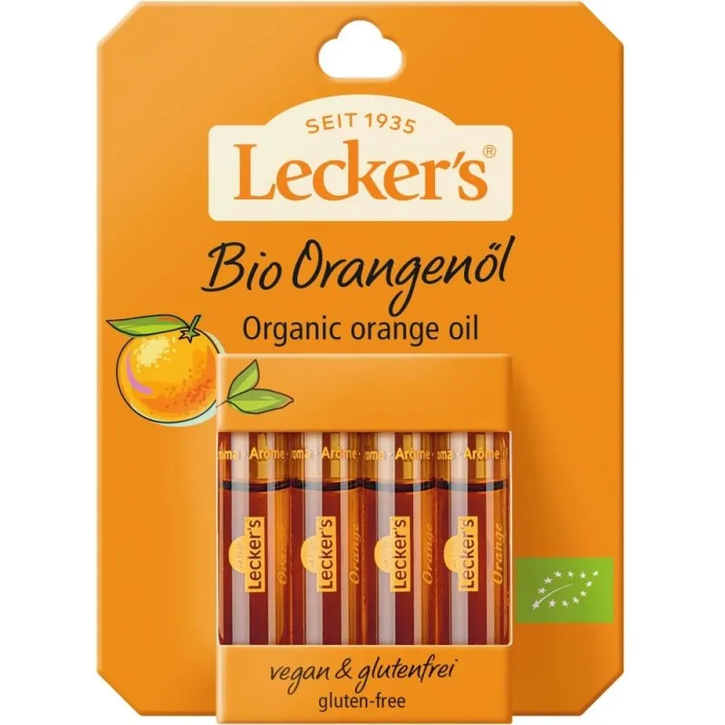 Ulei BIO de Portocale 4x2 ml, Lecker's