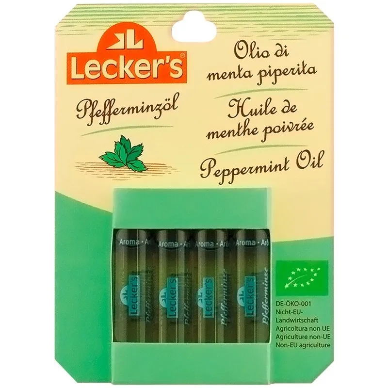 Ulei de Menta Bio, 4x2 ml Lecker’s
