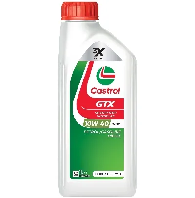 Ulei motor CASTROL GTX UltraClean A3 B4 10W40 15A4CF 1L 1L