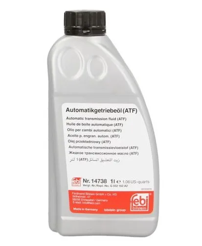Ulei pentru cutie viteze automata FEBI BILSTEIN ATF IV 14738, volum 1 litru, galben 1L