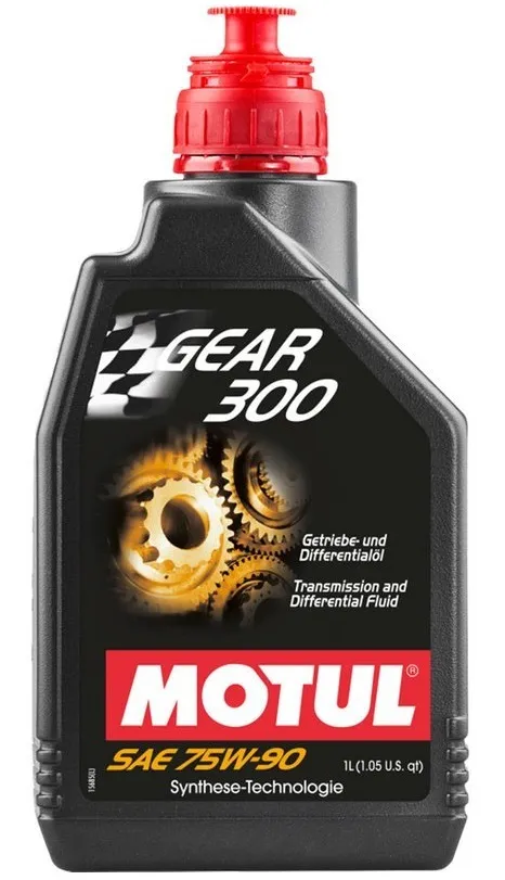Ulei transmisie MOTUL GEAR 300 75W90, GL4 GL5, pentru cutii de viteze manuale, diferential, baza ester, sintetic 1L
