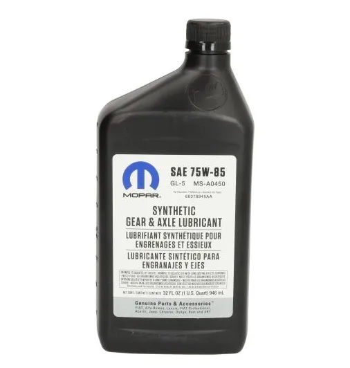 Ulei transmisie pentru cutie transfer MOPAR 75W85 68378949AA, volum 0.946 litri, sintetic 0.946L
