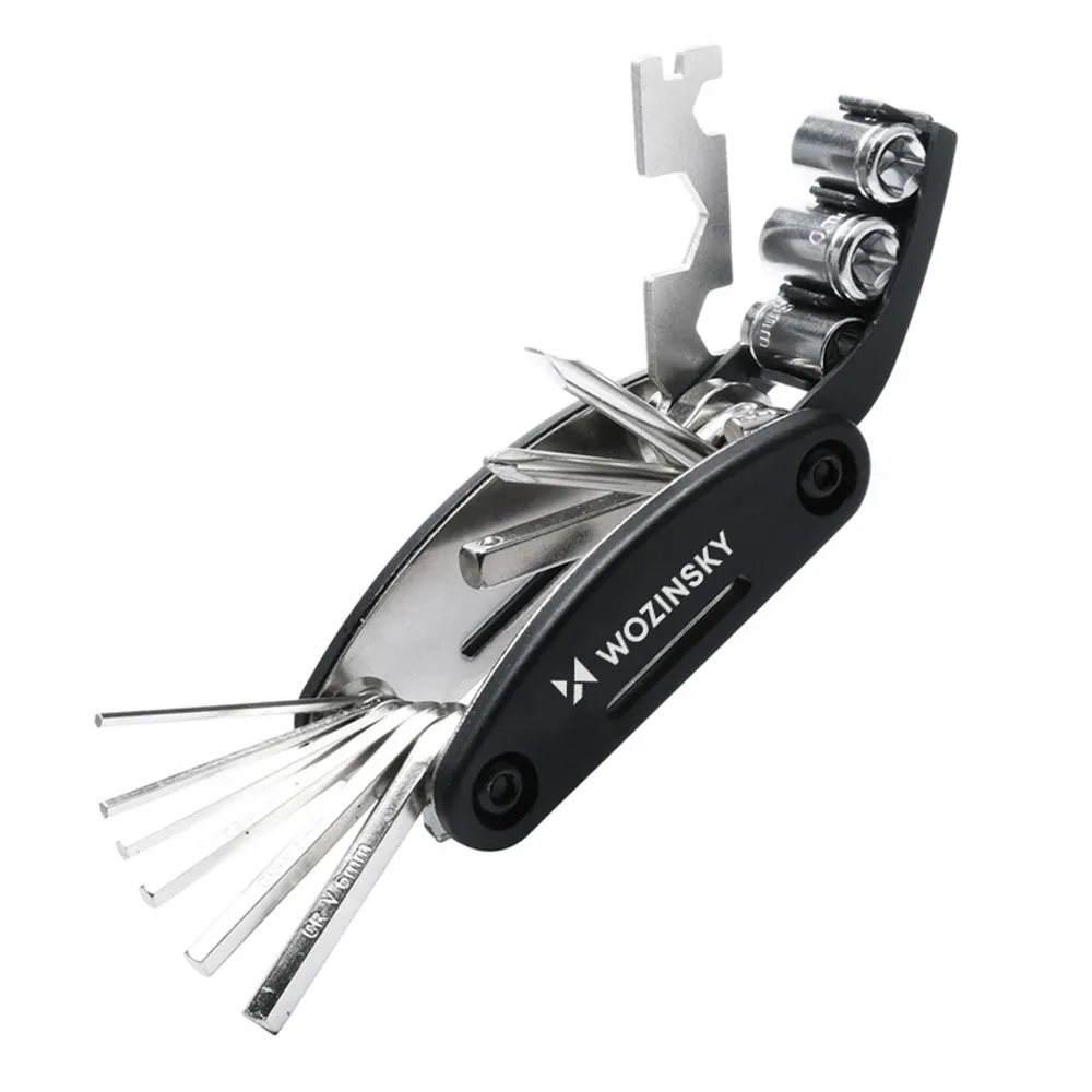 Unealta multifunctionala 16in1 pentru biciclete Wozinsky WWZ-01N, Negru