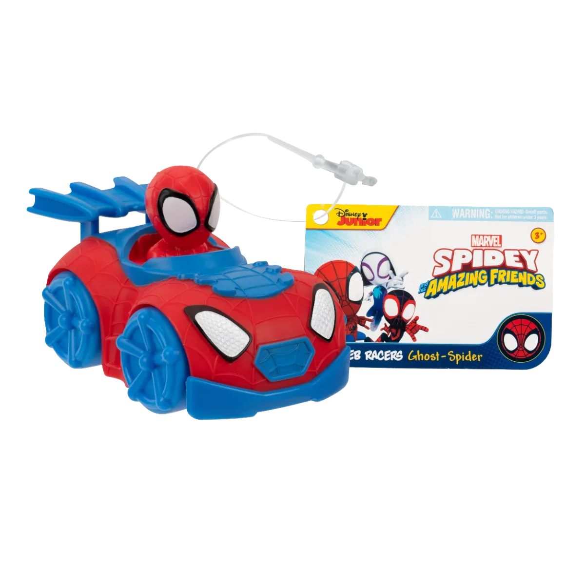 Vehicul cu figurina, Spidey Amazing Friends, Web Racers