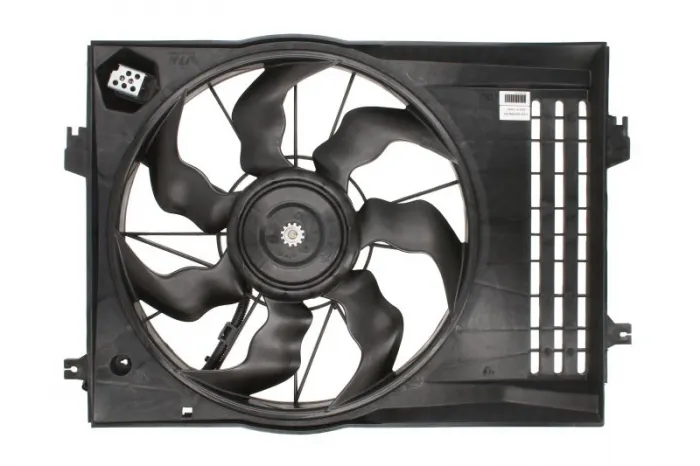 Ventilator radiator (cu carcasa) HYUNDAI TUCSON; KIA SPORTAGE 2.7 dupa 2004