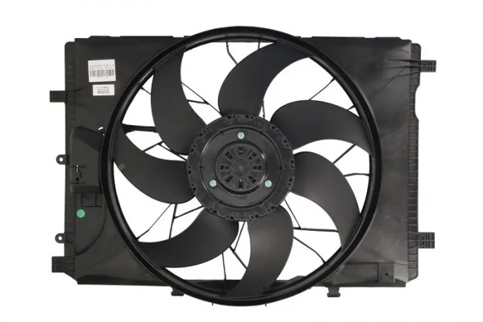 Ventilator radiator (cu carcasa) MERCEDES Clasa A (W176), B (W246, W242), C (C204), C T-MODEL (S204), C (W204), CLA (C117), CLA SHOOTING BRAKE (X117), CLS (C218), CLS SHOOTING BRAKE (X218) 1.6-3.5 dup