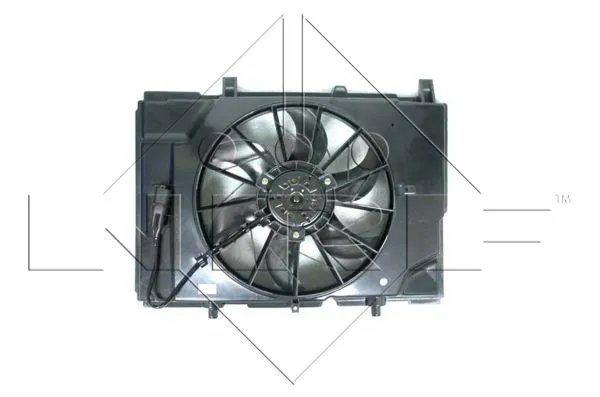 Ventilator radiator (cu carcasa) MERCEDES Clasa C T-MODEL (S202), C (W202), CLK (A208), CLK (C208), E T-MODEL (S210), E (VF210), E (W210), SLK (R170) 1.8-3.2 intre 1993-2004