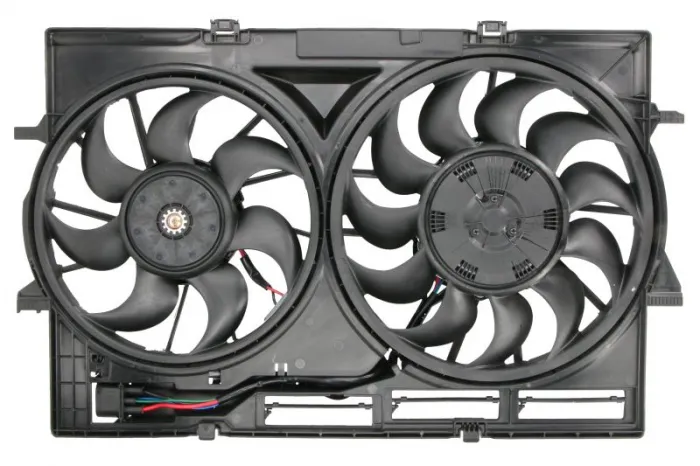 Ventilator radiator (cu carcasa) potrivit AUDI A4 ALLROAD B8, A4 B8, A5, Q5 2.7D-4.2 06.07-05.17