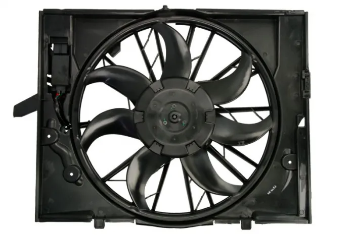 Ventilator radiator (cu carcasa) potrivit BMW 5 (E60), 5 (E61), 6 (E63), 6 (E64), 7 (E65, E66, E67) 2.5-4.4 07.01-12.10