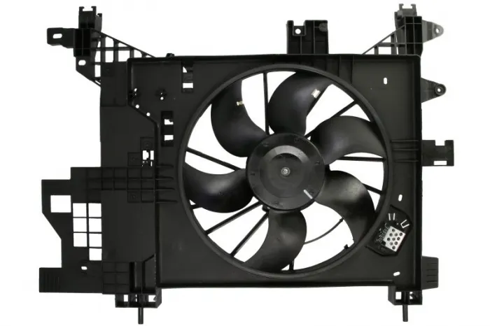 Ventilator radiator (cu carcasa) potrivit DACIA DUSTER, DUSTER SUV 1.5D 04.10-
