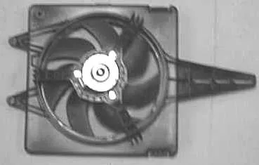 Ventilator radiator (cu carcasa) potrivit FIAT BRAVA, BRAVO I, MAREA, MULTIPLA 1.2-1.8 10.95-06.10