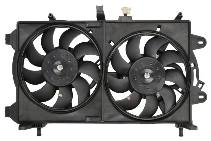 Ventilator radiator (cu carcasa) potrivit FIAT IDEA; LANCIA MUSA 1.3D 1.6D 10.04-