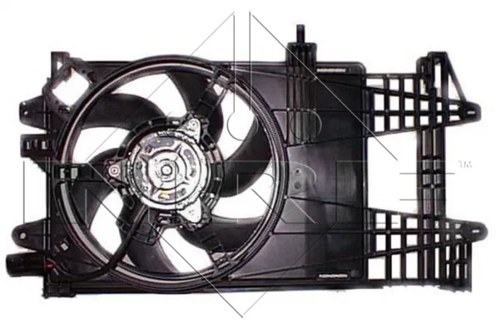 Ventilator radiator (cu carcasa) potrivit FIAT PUNTO 1.2 09.99-12.10