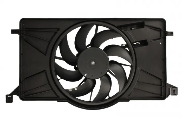 Ventilator radiator (cu carcasa) potrivit FORD C-MAX II, FOCUS III, FOCUS III HATCHBACK, GRAND C-MAX 1.6-2.0 07.10-02.20