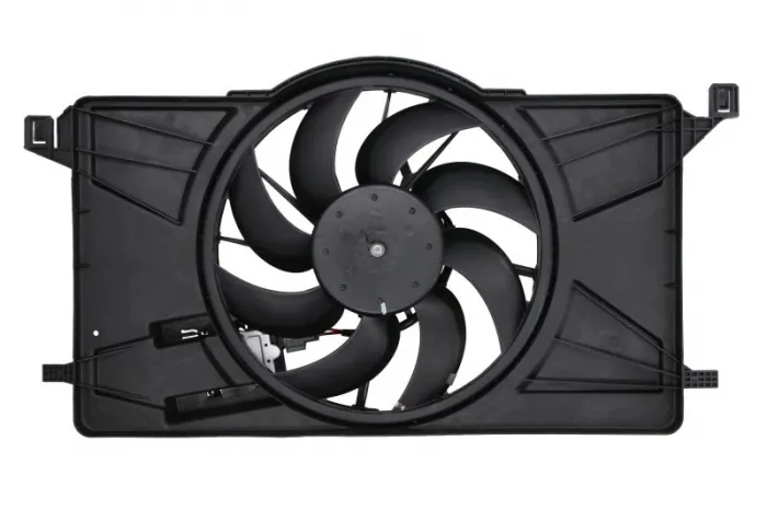Ventilator radiator (cu carcasa) potrivit FORD C-MAX II, FOCUS III, FOCUS III HATCHBACK, GRAND C-MAX 1.6-Electric 07.10-02.20