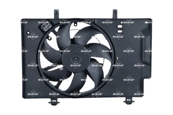 Ventilator radiator (cu carcasa) potrivit FORD TOURNEO COURIER B460, TRANSIT COURIER B460, TRANSIT COURIER B460 MINIVAN 1.0 1.5D 1.6D 02.14-12.23