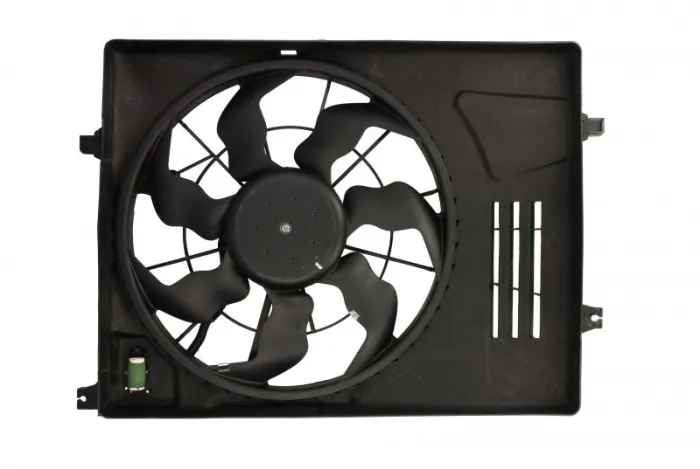 Ventilator radiator (cu carcasa) potrivit HYUNDAI TUCSON; KIA SPORTAGE IV 1.6 1.6LPG 2.0 06.15-