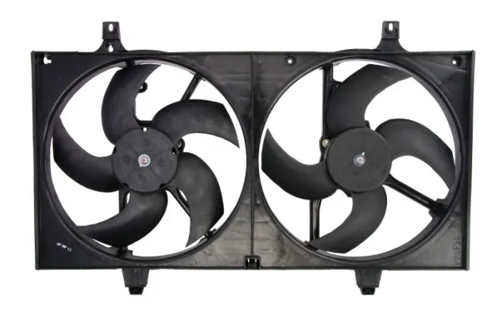 Ventilator radiator (cu carcasa) potrivit NISSAN ALMERA II, PRIMERA 1.5 1.6 1.8 01.00-10.08