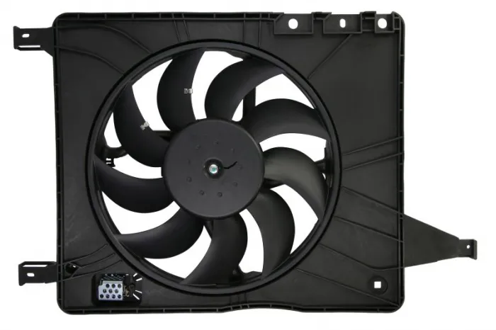 Ventilator radiator (cu carcasa) potrivit NISSAN QASHQAI I 1.5D-2.0D 11.06-12.13